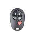 Keyless Factory KeylessFactory: 2004-2017 Toyota Sienna / 5-Button Keyless Entry Remote Shell / GQ43VT20T ORS-TOY-20T-5